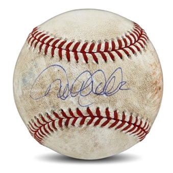 Derek Jeter Game Used Autographed Ball – 4-16-14, Career Hit 3,319 (8th All Time) (MLB Authenticated/Steiner)